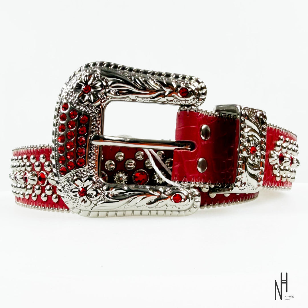 B.B. Simon The Trojan Red Belt streetwear N-Hype.