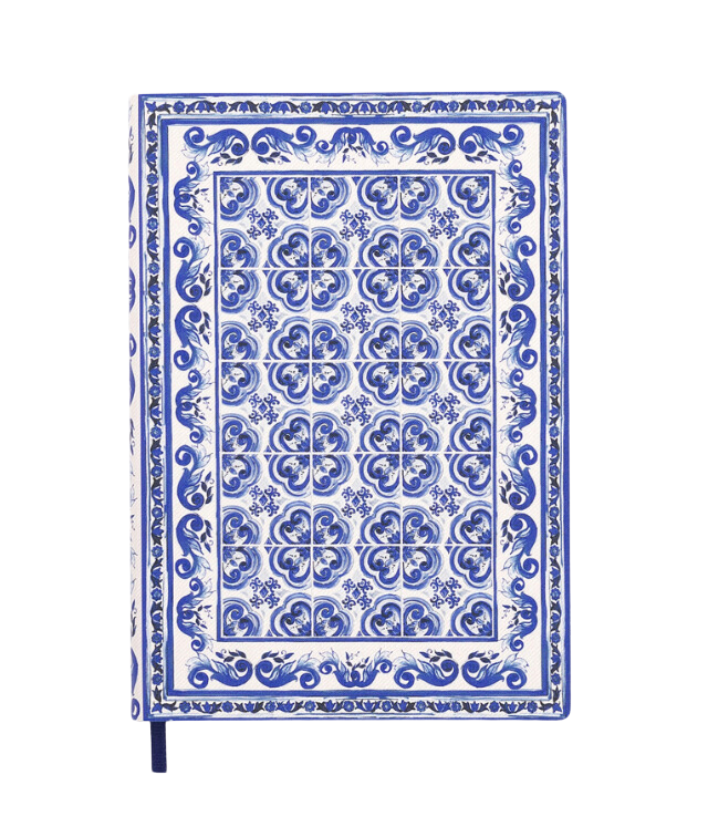 Dolce & Gabbana Medium Ruled Notebook Textile Cover