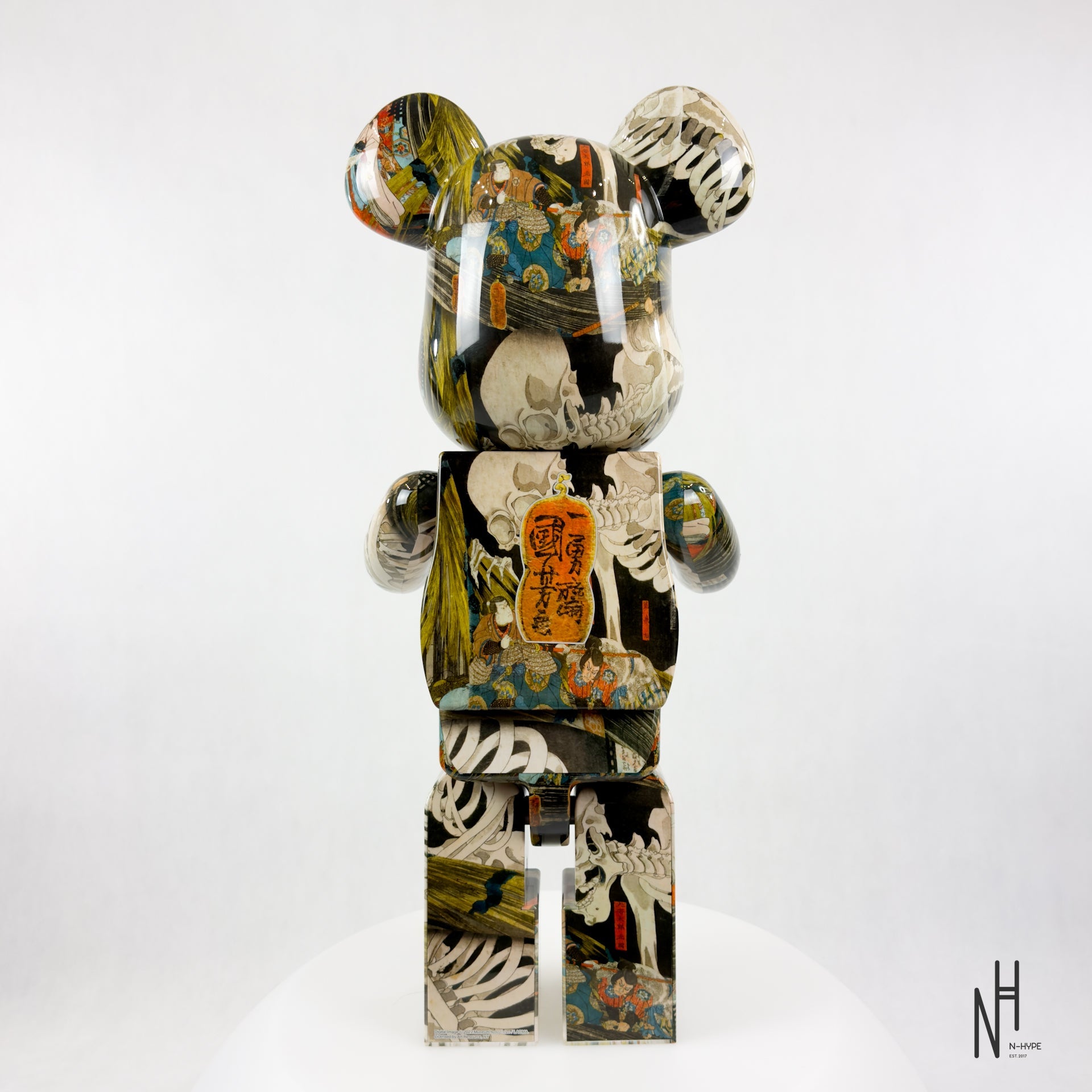 Bearbrick Utagawa Kuniyoshi (The Haunted Old Palace at Soma) 1000