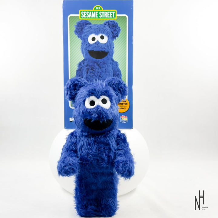 Bearbrick x Sesame Street Cookie Monster Costume Ver. 1000% figurka N-Hype
