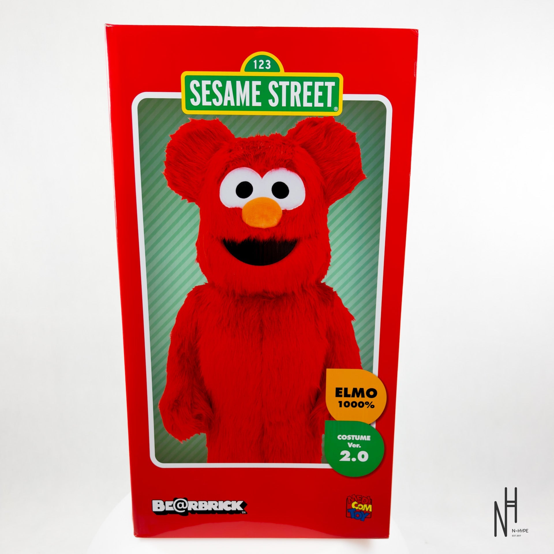 Bearbrick x Sesame Street Elmo Costume Ver. 2 1000% | N-Hype