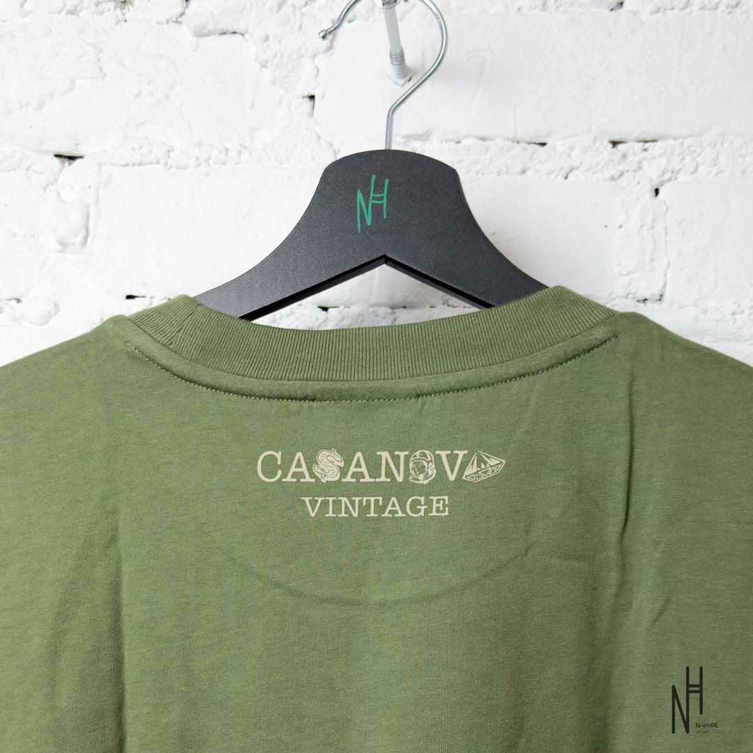 Billionaire Boys Club x Casanova Vintage Casanova Boys Club Tee Green N-Hype koszulka męska zieleni.