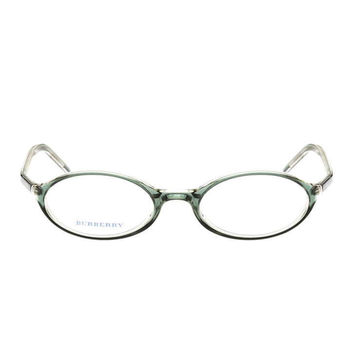 Burberry 90s Bottle Green Oval zielone owalne oprawki okularowe
