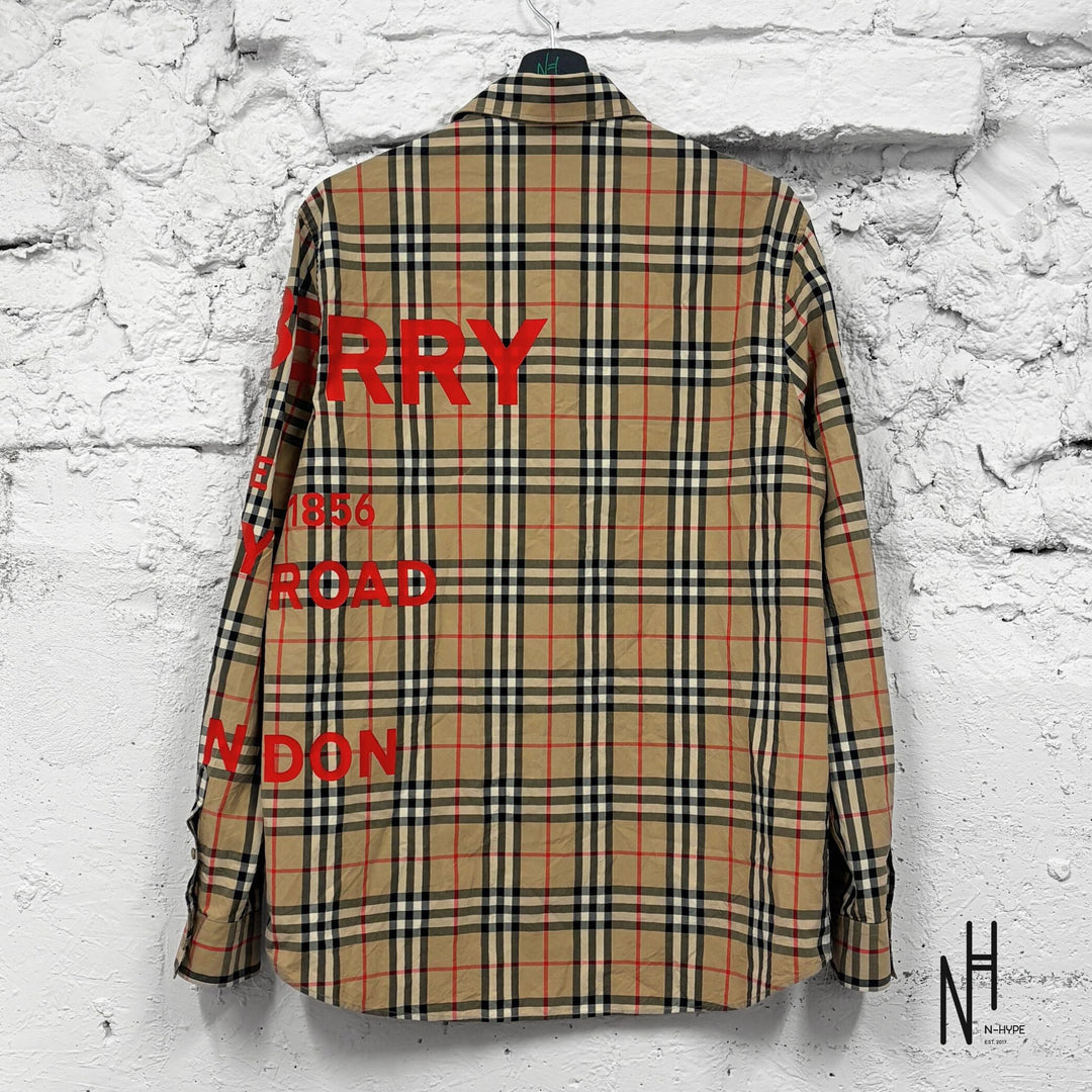 Burberry Classic Check Logo Shirt męska klasyczna kratka N-Hype.