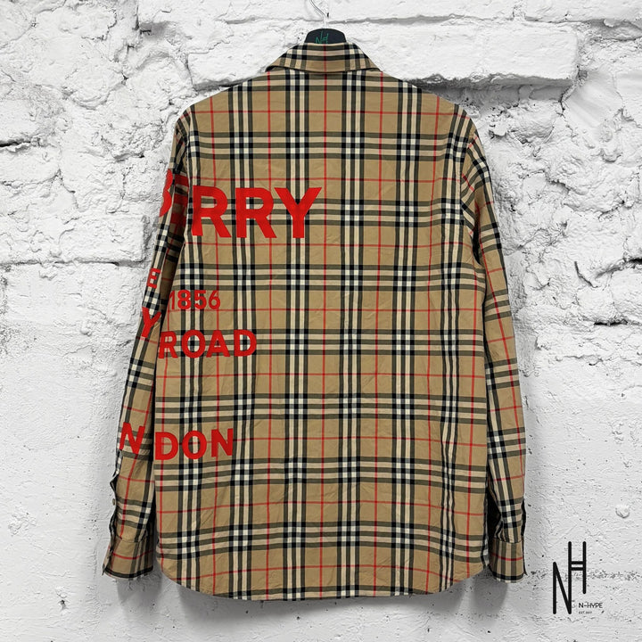 Burberry Classic Check Logo Shirt męska klasyczna kratka N-Hype.