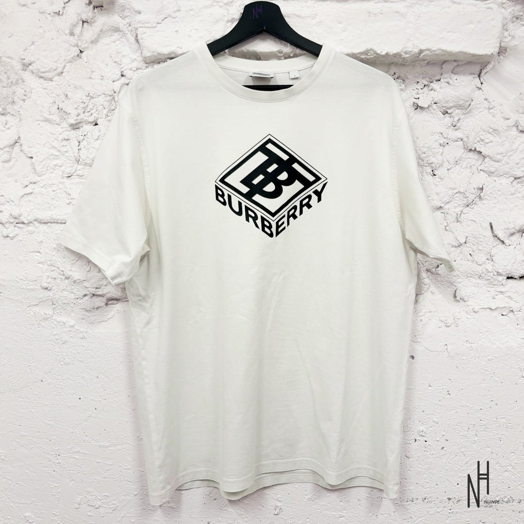 Burberry TB Logo T-shirt White - N-Hype