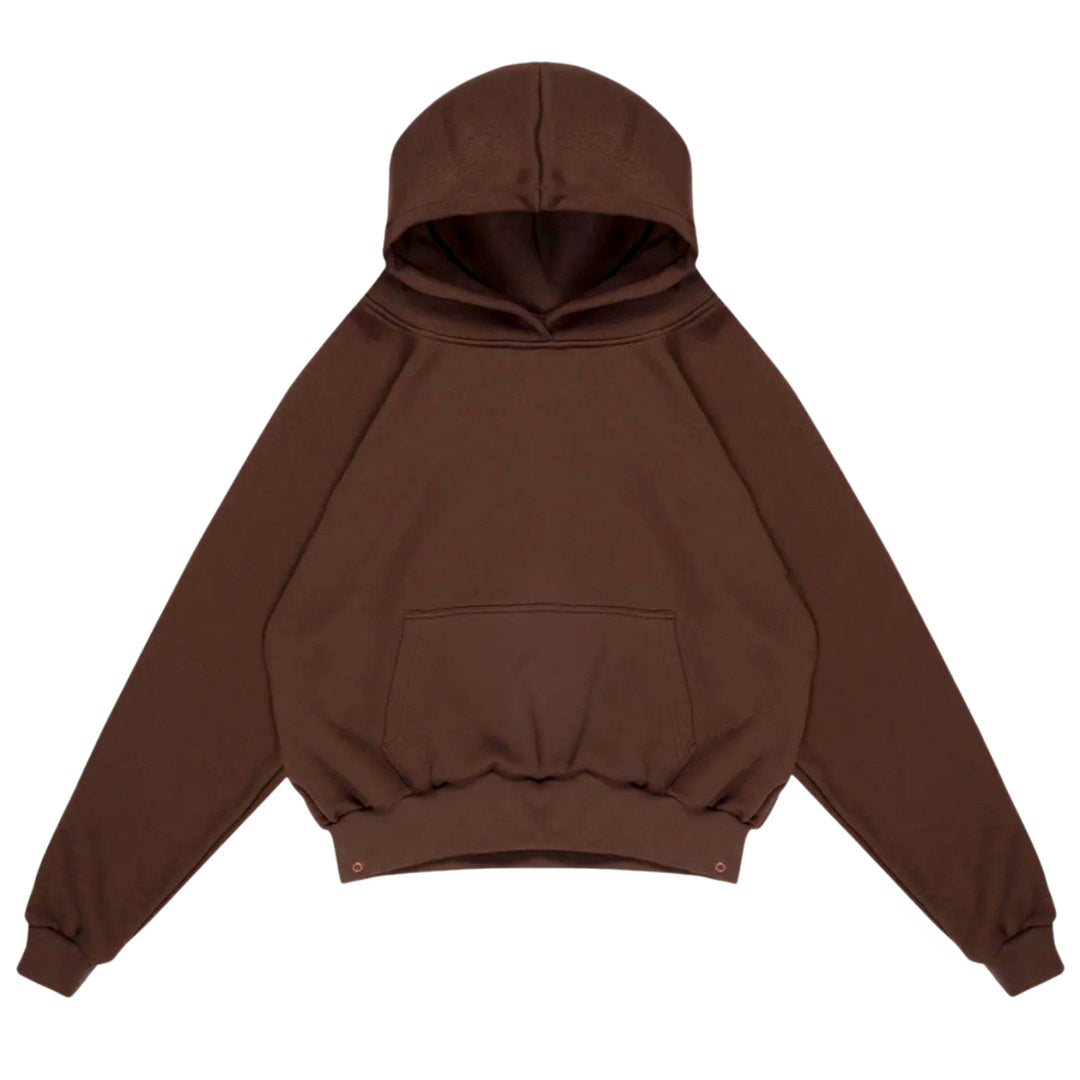 Cafe Societe Jet Hoodie Chocolate Brown N-Hype streetwear hoodie sweatshirt men's fashion brown.
