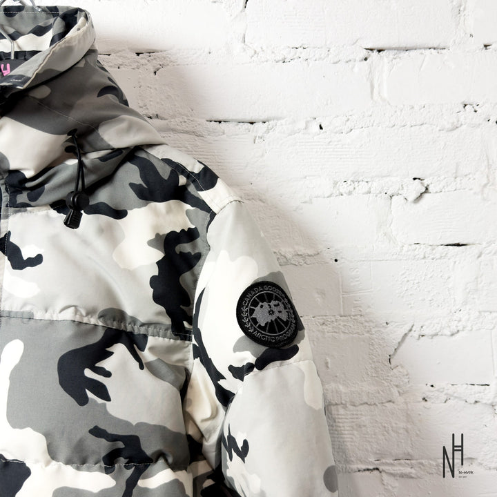 Canada Goose Macmillan Snow Camo parka męska z kapturem N-Hype