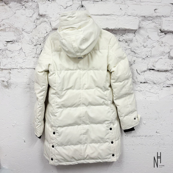 Canada Goose White Shelburne Parka Black Label - zdjęcie 2 - N-Hype