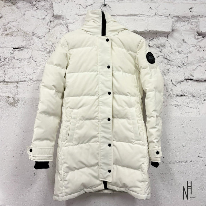 Canada Goose White Shelburne Parka Black Label - N-Hype