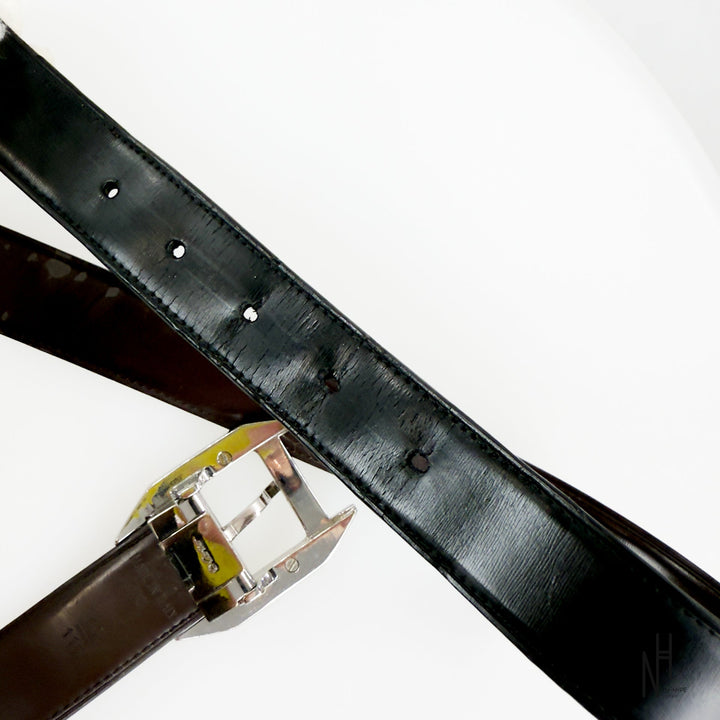 Cartier Santos Belt czarny skórzany N-Hype.