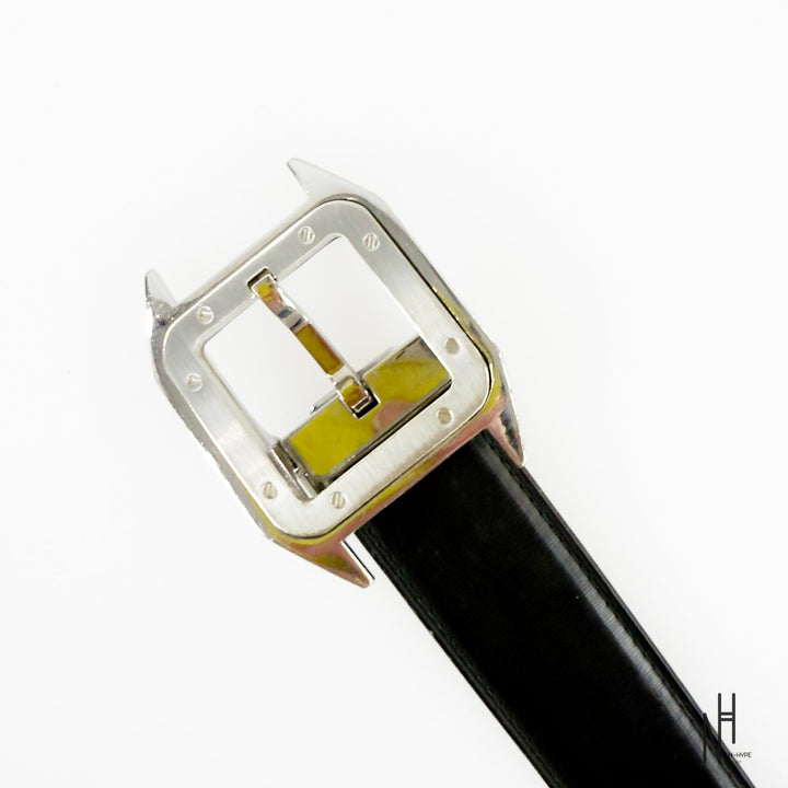 Cartier Santos Belt czarna skórzana N-Hype.