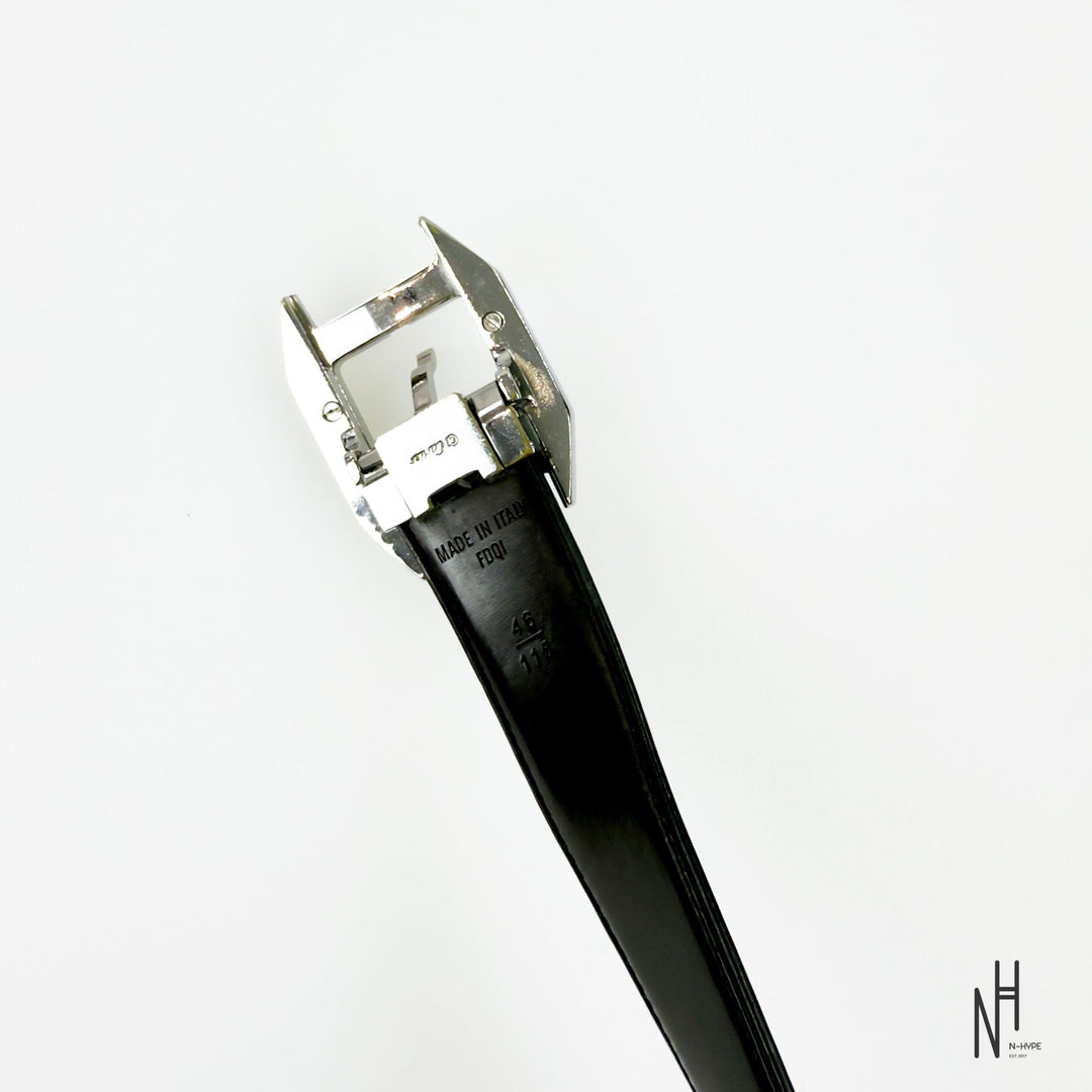 Cartier Santos Belt czarny skórzany pas męski N-Hype