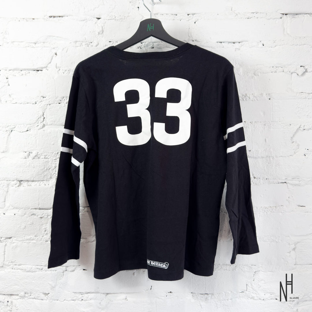 Chrome Hearts 33 Print Striped Longsleeve czarno-biała N-Hype