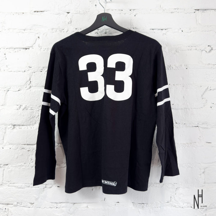 Chrome Hearts 33 Print Striped Longsleeve czarno-biała N-Hype