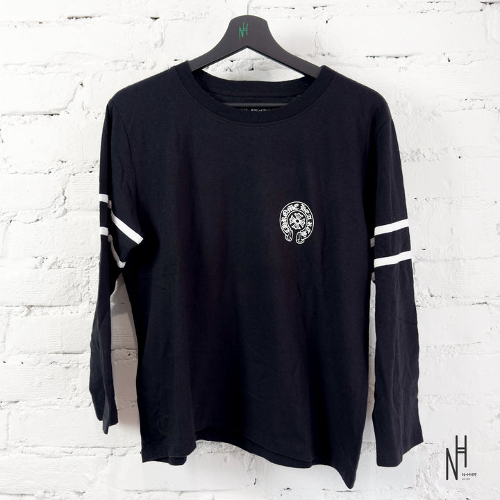 Chrome Hearts 33 Print Striped Longsleeve czarno-biała N-Hype