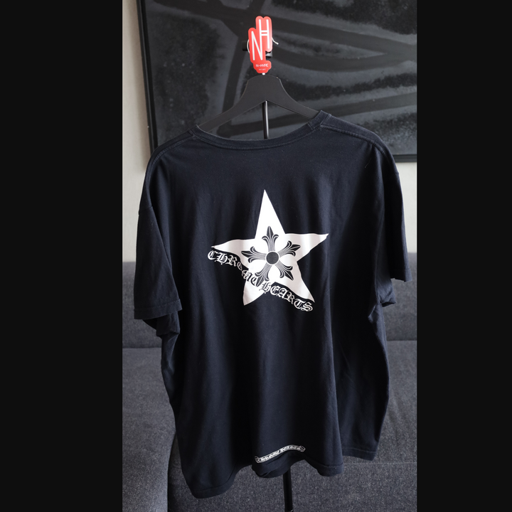 Chrome Hearts 5 Point Star Tee czarna koszulka męska N-Hype