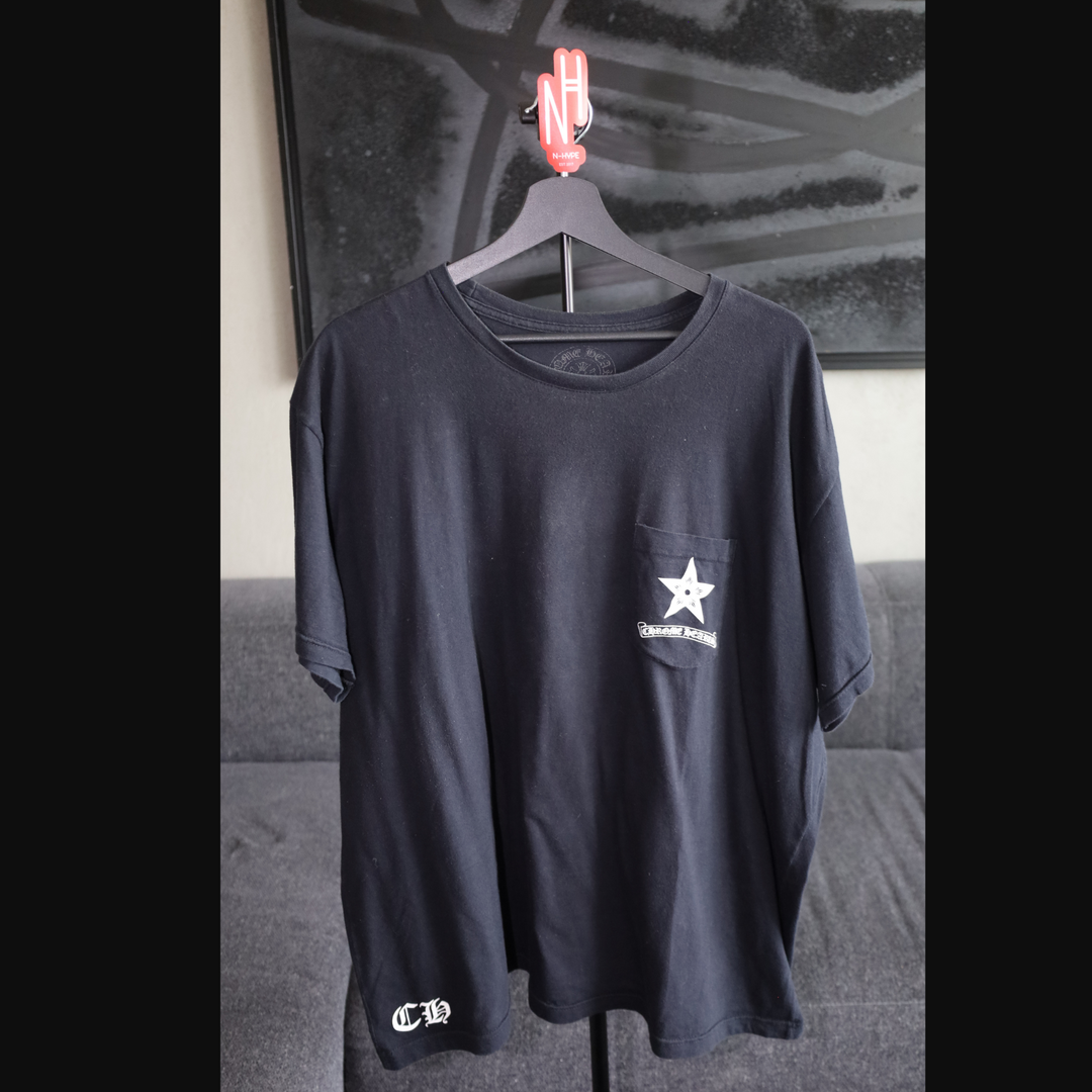 Chrome Hearts 5 Point Star Tee czarna koszulka męska N-Hype