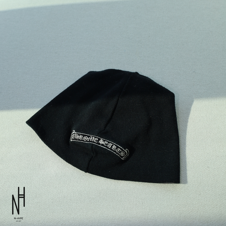Chrome Hearts 90s BS Fleur Skull Beanie czarny N-Hype