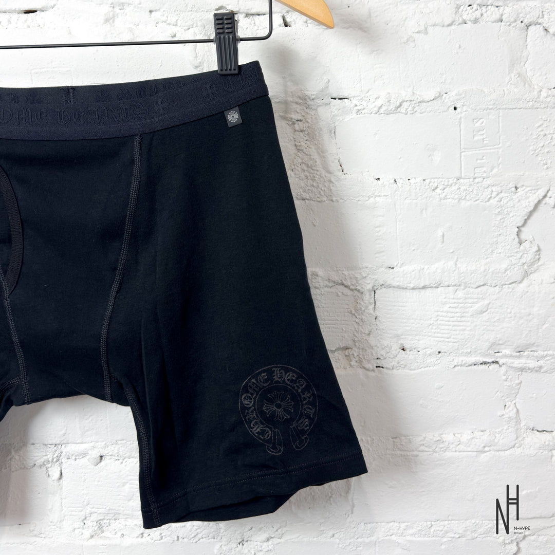 Chrome Hearts All Black Boxer Briefs N-Hype męskie underwear