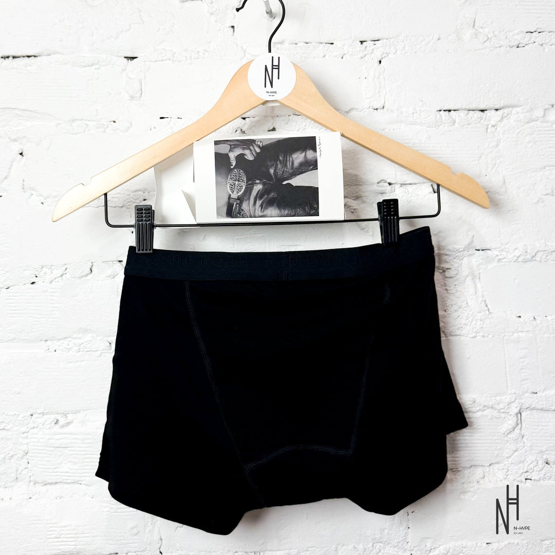Chrome Hearts All Black Boxer Briefs N-Hype lingerie underwear shorts.