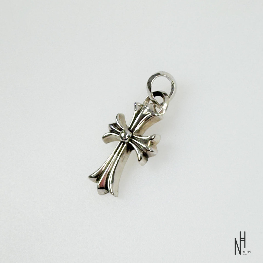 Chrome Hearts Big Cross Charm Pendant srebrny naszyjnik męski N-Hype