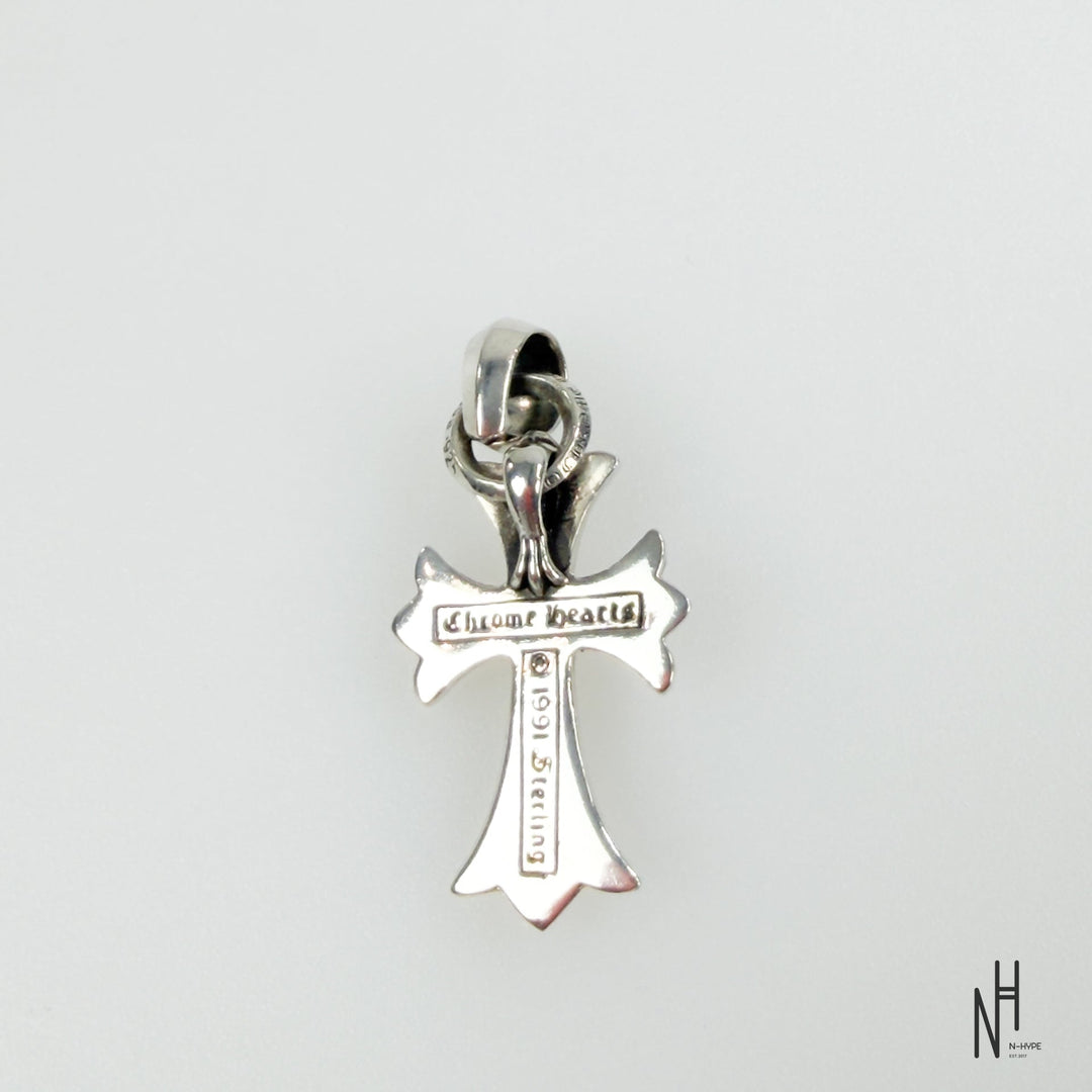 Chrome Hearts Big Cross Charm Pendant srebrny naszyjnik N-Hype