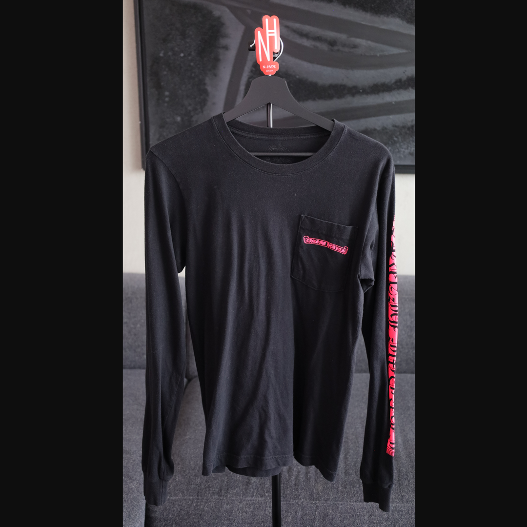 Chrome Hearts Black Pink Long Sleeve Tee koszulka N-Hype