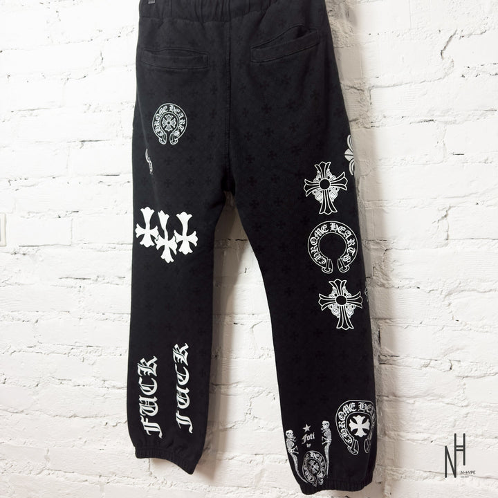 Chrome Hearts Black Sweatpants męskie N-Hype sweatpants