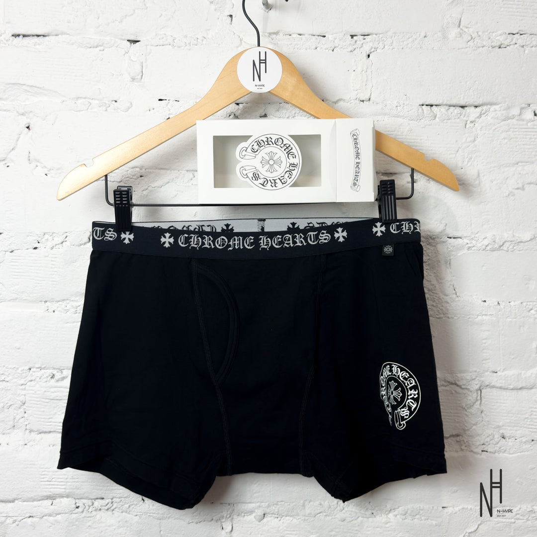 Chrome Hearts Boxer Briefs Short Black / White męskie N-Hype