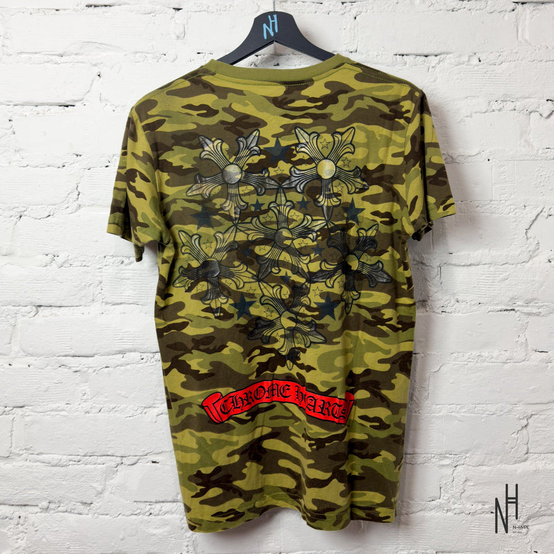 Chrome Hearts Camo Tee koszulka męska czarno-zielona N-Hype