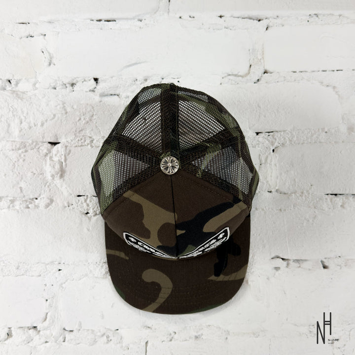 Chrome Hearts CH Hollywood Trucker Hat Camo - zdjęcie 2 - N-Hype