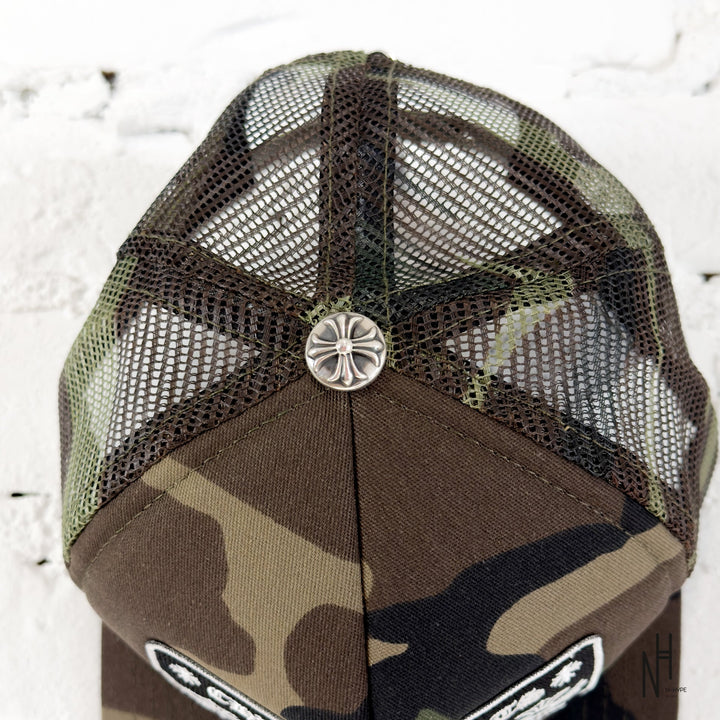 Chrome Hearts CH Hollywood Trucker Hat Camo - zdjęcie 3 - N-Hype