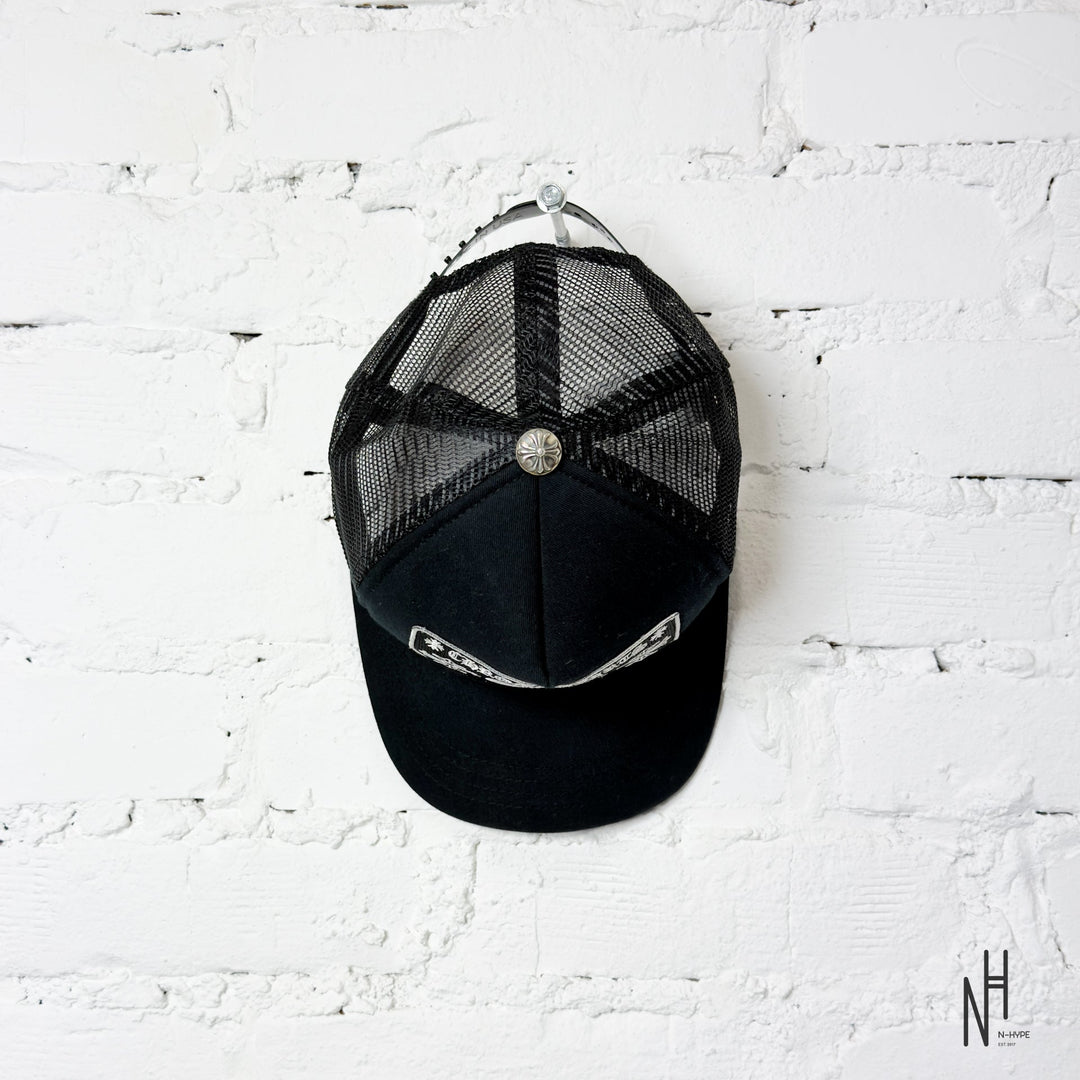 Chrome Hearts CH Miami Trucker Hat Black / Black czapka trucker czarna N-Hype