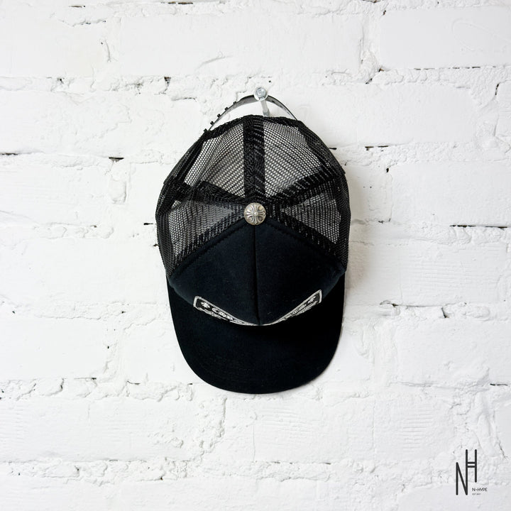 Chrome Hearts CH Miami Trucker Hat Black / Black czapka trucker czarna N-Hype