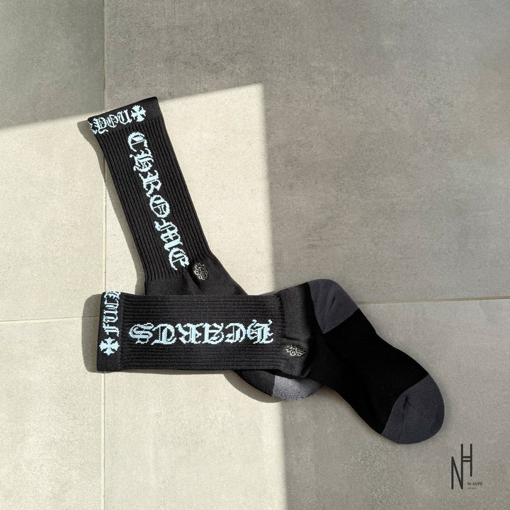 Chrome Hearts CH Socks czarne/niebieskie/szare N-Hype streetwear sklep online