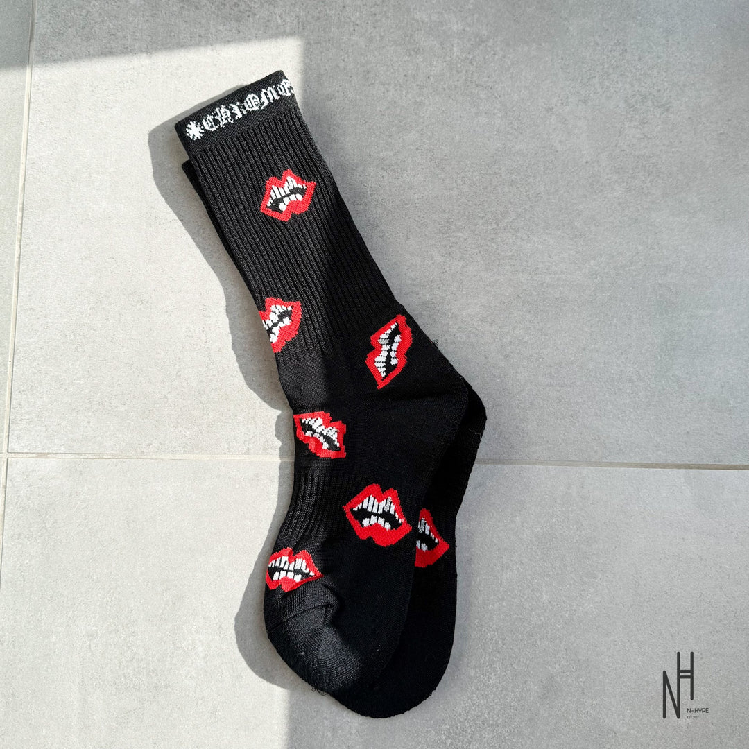 Chrome Hearts Chomper Socks czarne N-Hype streetwear socks.