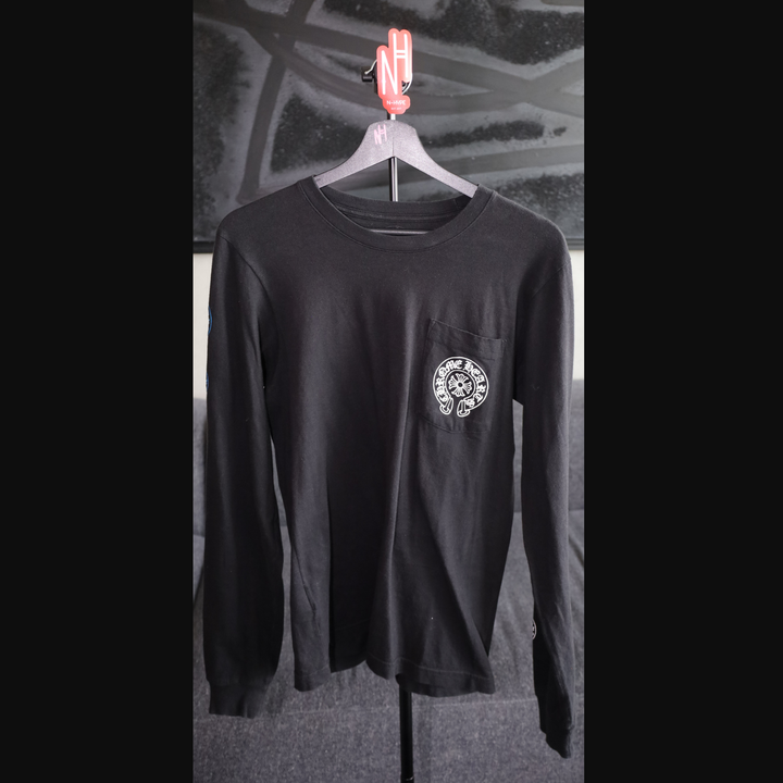 Chrome Hearts Cross Long Sleeve Black Shirt męska koszulka N-Hype.