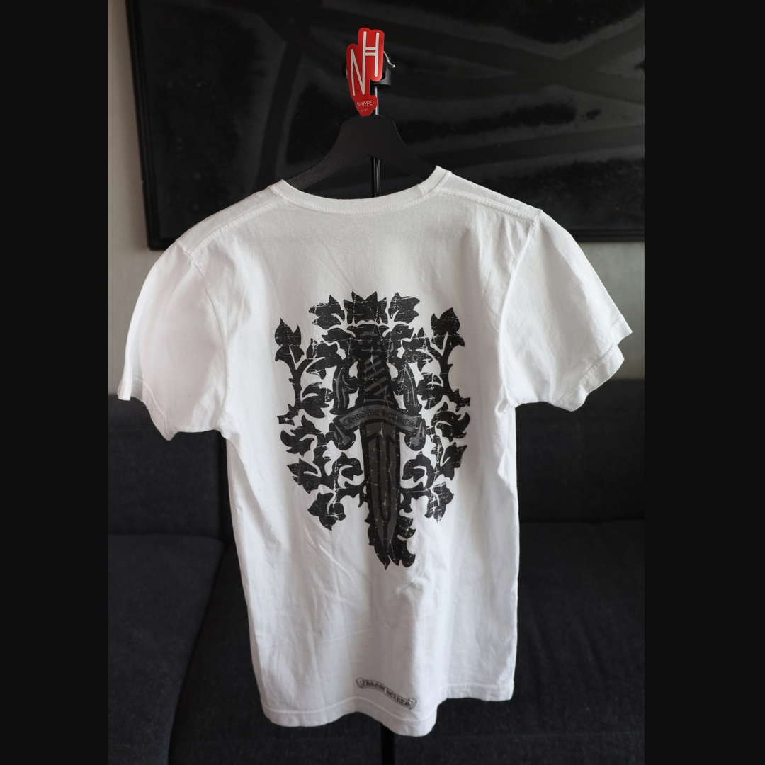 Chrome Hearts Dagger OG Logo Pocket Tee czarna koszulka męska N-Hype.