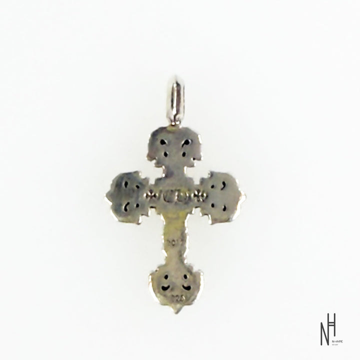 Chrome Hearts Extended Cross Charm Pendant srebrny N-Hype.