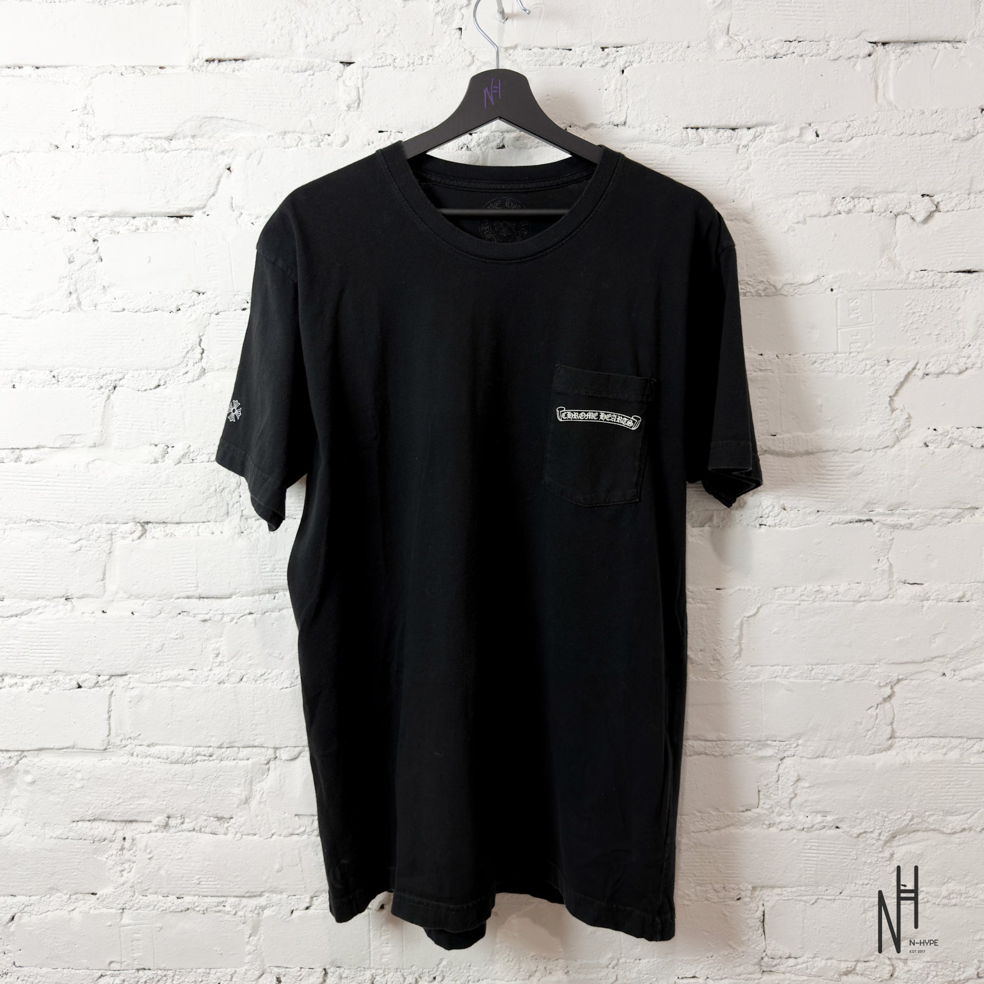 Chrome Hearts Eye Chart Dagger T - Shirt Black | N-Hype