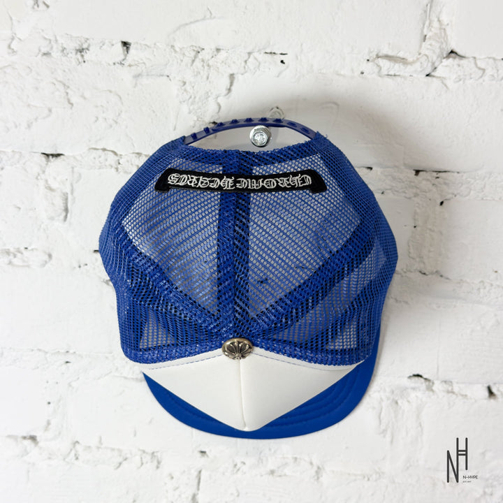 Chrome Hearts Eyechart Trucker Hat Blue/White/Red cap N-Hype.