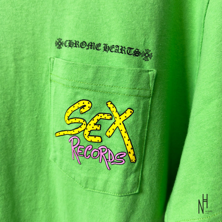 Chrome Hearts Green Sex Records Tee koszulka męska zielona N-Hype