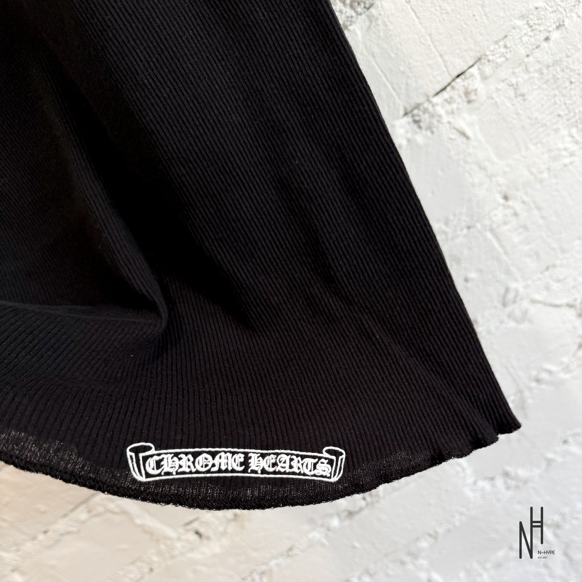 Chrome Hearts Hairy Cross Rib Black Tank | N-Hype
