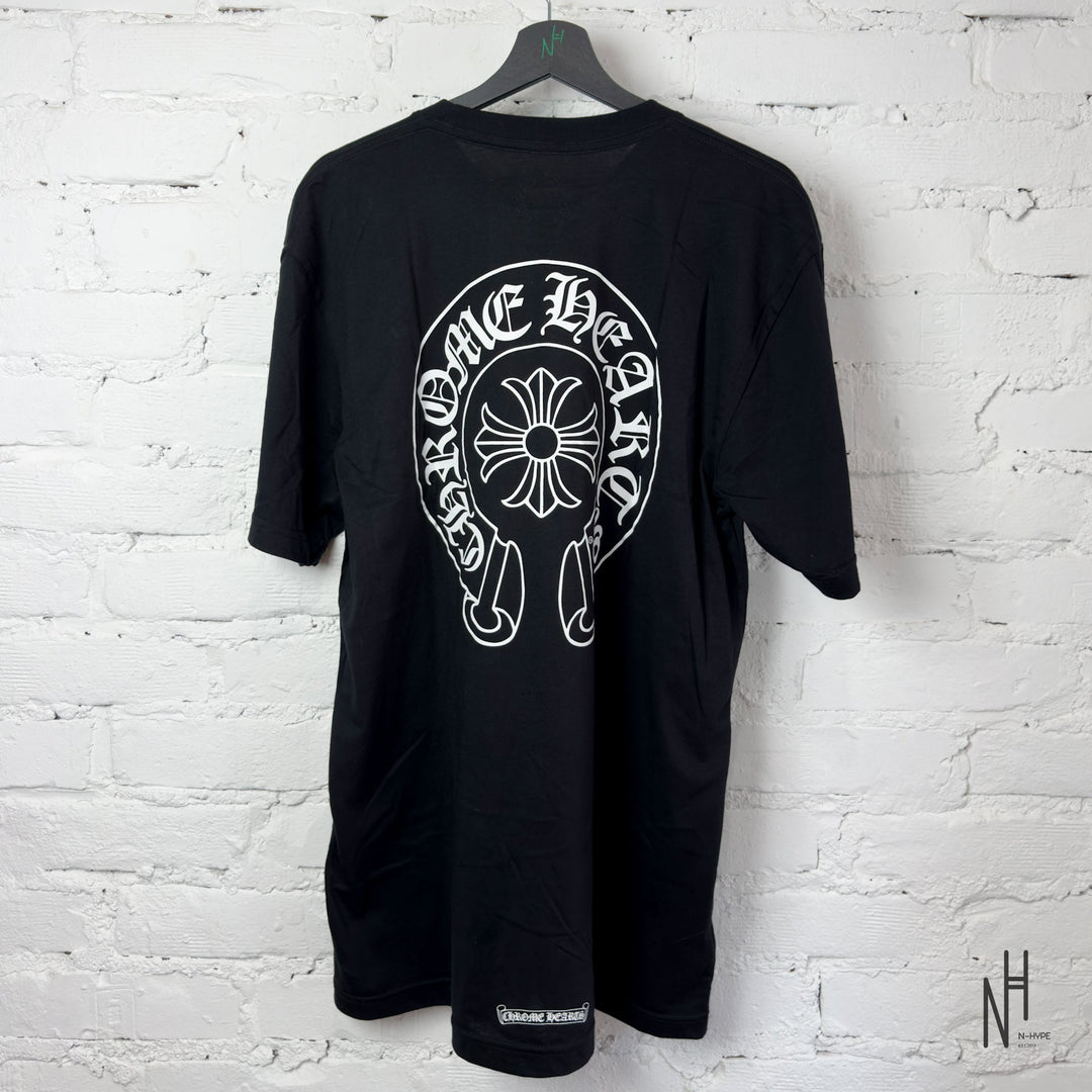 Chrome Hearts Horse Shoe Logo Pocket T-shirt czarna N-Hype.