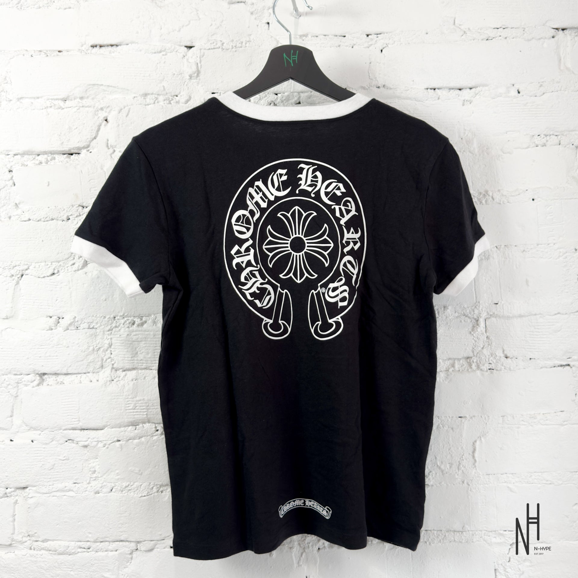 Chrome Hearts Horseshoe Baby Black Tee | N-Hype
