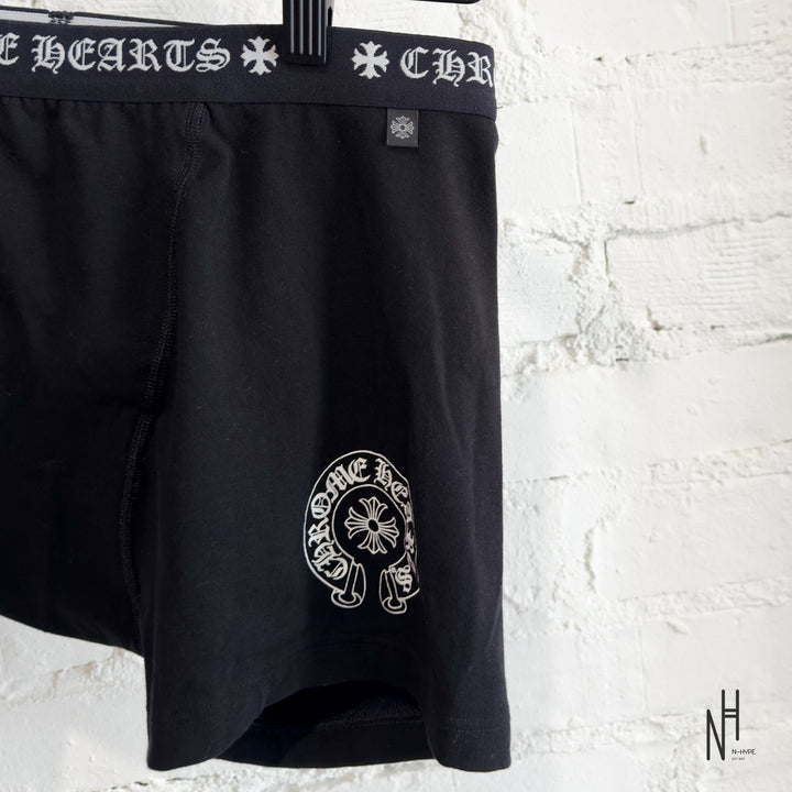 Chrome Hearts Horseshoe Black Boxer Briefs marki N-Hype