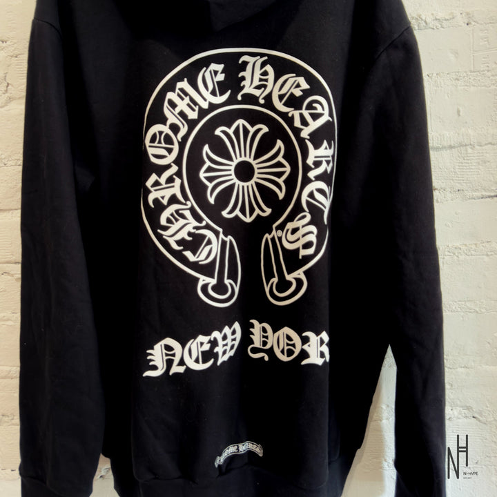 Chrome Hearts Horseshoe Black Hoodie N-Hype streetwear fashion.