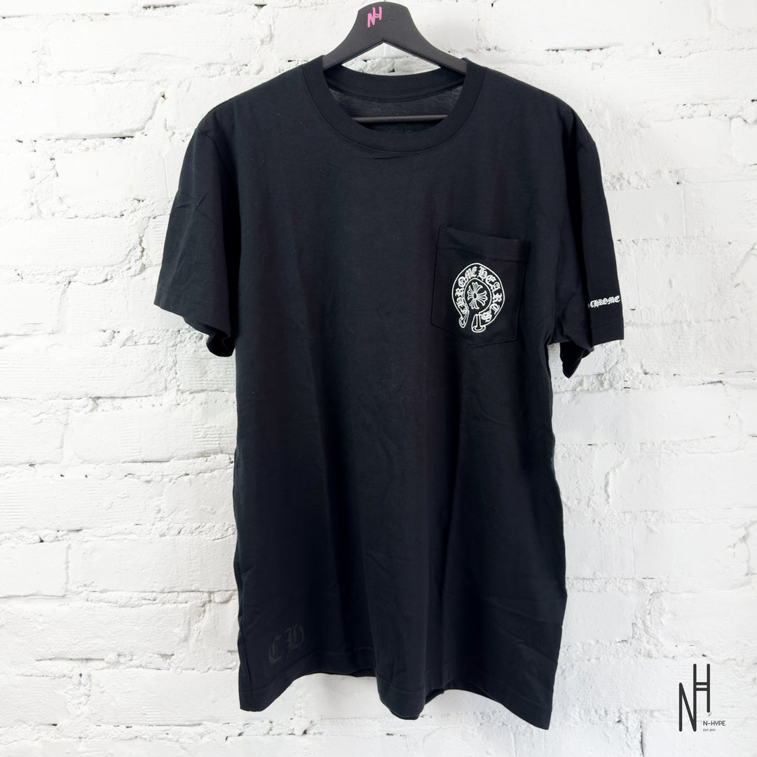 Chrome Hearts Horseshoe Black Pocket Tee koszulka męska N-Hype