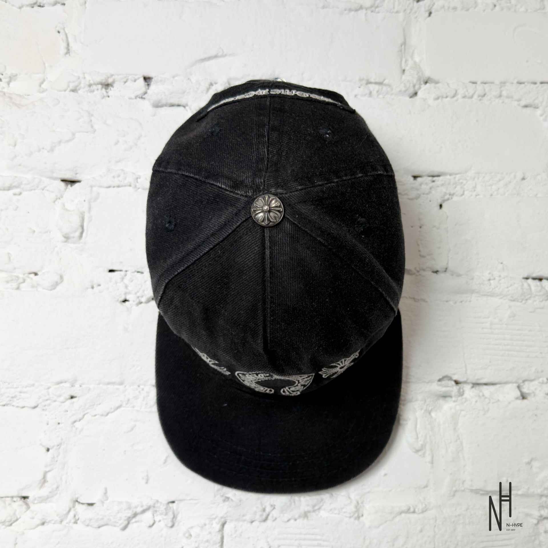 Chrome Hearts Horseshoe Denim Cap | N-Hype